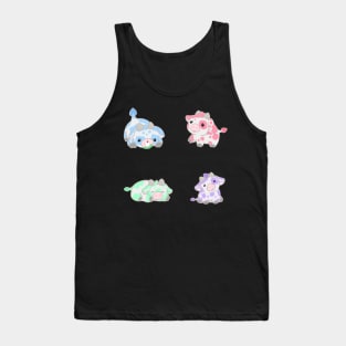 Coloured cows Tank Top